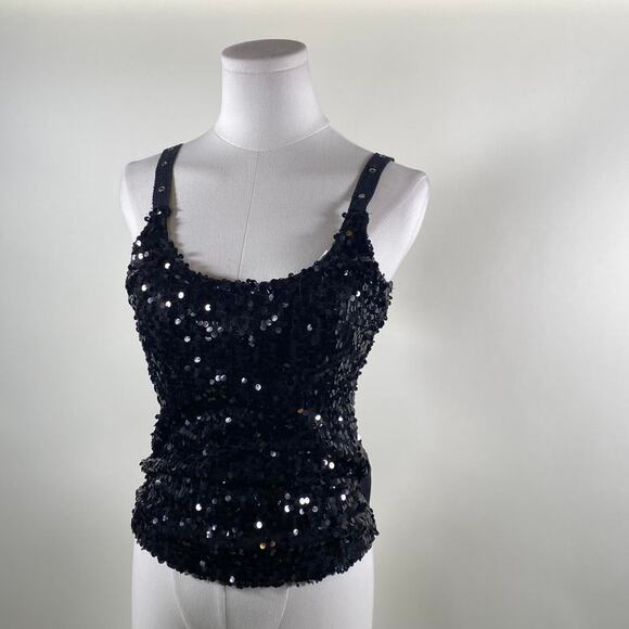 Vintage y2k open back sequin top - Picture 2 of 5